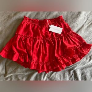 Red “Adrienne” Skirt